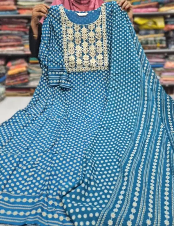 Kurti With Shawl | KS955